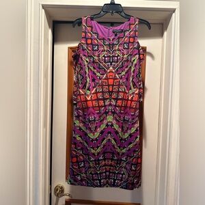 Etcetera dress, purple design size 2